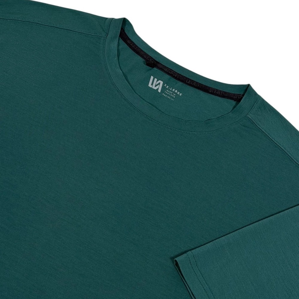 VRST Circuit Seamless Short Sleeve Shirt Men's XXL Green Crew Neck‎ Activewear